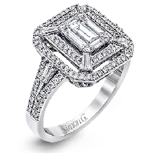 Simon G. Right Hand Ring Platinum (White) 1.03 ct Diamond - LP2259-PT-S