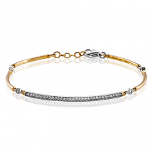 Simon G. Bracelet 18k Gold (White, Yellow) 0.48 ct Diamond - MB1572-Y-18K