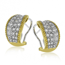 Simon G. Earring 18k Gold (White, Yellow) 2.8 ct Diamond - ME2262-18K2T