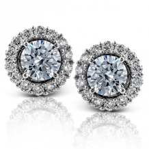 Simon G. Earring 18k Gold (White) 1.03 ct Diamond - ME1550-18K