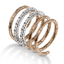 Simon G. Right Hand Ring 18k Gold (Rose, White) 0.51 ct Diamond - LR1032-18K