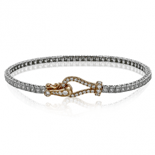 Simon G. Bracelet 18k Gold (Rose, White) 1 ct Diamond - MB1733-R-18K