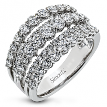 Simon G. Right Hand Ring 18k Gold (White) 1.97 ct Diamond - LR2622-18K