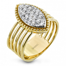 Simon G. Right Hand Ring 18k Gold (White, Yellow) 0.49 ct Diamond - LR2561-18K