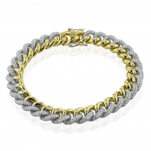 Simon G. Bracelet 18k Gold (White, Yellow) 3.63 ct Diamond - LB2419-18K2T