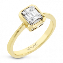 Simon G. Right Hand Ring 18k Gold (White, Yellow) 0.17 ct Diamond - LR2776-18K
