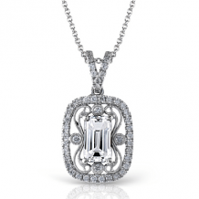 Simon G. Color Pendant 18k Gold (White) 0.26 ct Diamond - TP288-18K