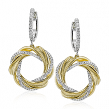 Simon G. Earring 18k Gold (White, Yellow) 0.47 ct Diamond - ME2363-18K