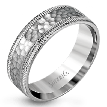 Simon G. Men Ring Platinum (White) - LG141-PT