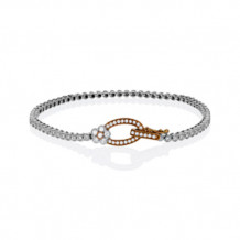 Simon G. 18k Two-Tone Gold Diamond Bracelet - MB1581