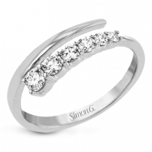 Simon G. Right Hand Ring 18k Gold (White) 0.38 ct Diamond - LR2499-18K