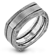 Simon G. Men Ring Platinum (White) 0.15 ct Diamond - LG168-PT