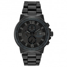 CITIZEN Eco-Drive Quartz Nighthawk Mens Watch Stainless Steel - CA0295-58E