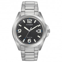 CITIZEN Eco-Drive Weekender Garrison Mens Watch Stainless Steel - AW1430-86E