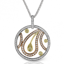 Simon G. Pendant 18k Gold (Rose, White, Yellow) 0.66 ct Diamond - MP1426-B-18K