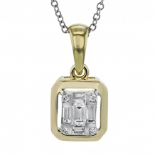 Simon G. Pendant 18k Gold (White, Yellow) 0.24 ct Diamond - LP4804-18K