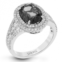 Simon G. Color Ring 18k Gold (White) 0.95 ct Diamond - MR2868-18K