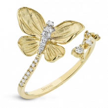 Simon G. Right Hand Ring 18k Gold (White) 0.2 ct Diamond - LR2767-18KW