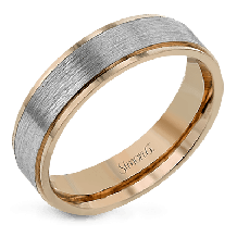 Simon G. Men Ring 14k Gold (Rose, White) - LG170-14K
