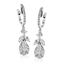 Simon G. Earring 18k Gold (White) 1.35 ct Diamond - LP4416-18K