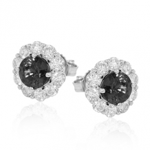 Simon G. Color Earring 18k Gold (White) 1.17 ct Diamond - ME2077-18K