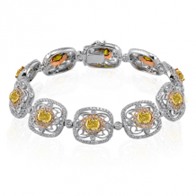 Simon G. Color Bracelet 18k Gold (Rose, White, Yellow) 6.18 ct Diamond - TB201-18K3TD
