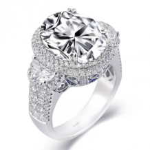 Simon G. Color Ring Platinum (White) 2 ct Diamond - MR2087-PT