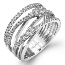 Simon G. Right Hand Ring Platinum (White) 0.66 ct Diamond - MR2606-PT