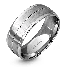 Simon G. Men Ring Platinum (White) - LG103-PT