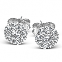 Simon G. Earring 18k Gold (White) 0.6 ct Diamond - NGE102-18K