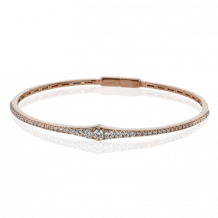 Simon G. Bangle 18k Gold (Rose) 0.88 ct Diamond - LB2310-R-18K