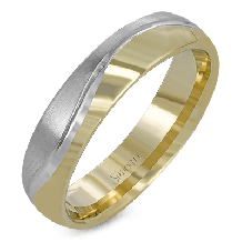 Simon G. Men Ring 14k Gold (White, Yellow) - LG148-14K