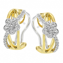 Simon G. Earring 18k Gold (White, Yellow) 0.33 ct Diamond - ME2376-18K