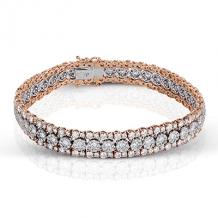 Simon G. Bracelet 18k Gold (Rose, White) 10.28 ct Diamond - LB2064-18K