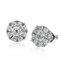 Simon G. Earring 18k Gold (White) 1.43 ct Diamond - ME1931-18K