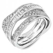 Simon G. Right Hand Ring 18k Gold (White) 1.59 ct Diamond - DR369-18K