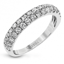 Simon G. 1.0 ctw Anniversary 18k White Gold Wedding Band - LR2120-W-18K