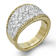 Simon G. Right Hand Ring 18k Gold (White, Yellow) 2.24 ct Diamond - MR2619-18KWY
