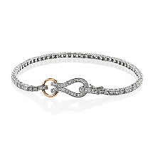 Simon G. Bracelet 18k Gold (Rose, White) 1 ct Diamond - MB1721-R-18K