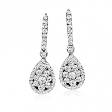 Simon G. Earring 18k Gold (White) 1.01 ct Diamond - LP4227-18K