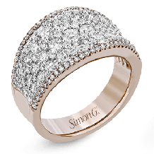 Simon G. Right Hand Ring 18k Gold (Rose, White) 2.24 ct Diamond - MR2619-18KRW