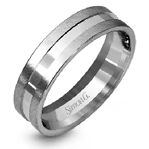Simon G. Men Ring Platinum (White) - LG105-PT
