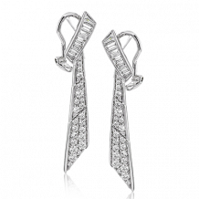 Simon G. Earring 18k Gold (White) 1.56 ct Diamond - LE4658-18KW