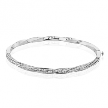 Simon G. Bangle 18k Gold (White) 1.68 ct Diamond - LB2326-18K