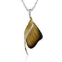 Simon G. Pendant 18k Gold (White, Yellow) 0.16 ct Diamond - DP171-18K