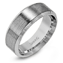 Simon G. Men Ring Platinum (White) - LG151-PT