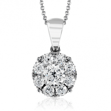 Simon G. Pendant 18k Gold (White) 0.7 ct Diamond - MP1834-18K