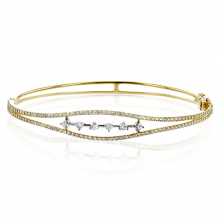 Simon G. Bangle 18k Gold (Yellow) 0.72 ct Diamond - LB2275-Y-18K