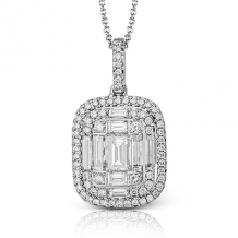 Simon G. Pendant 18k Gold (White) 0.81 ct Diamond - LP4327-18KW