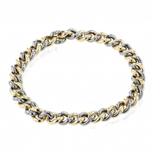 Simon G. Gent Bracelet 14k Gold (White, Yellow) - BT1011-Y-14K-TITANIUM